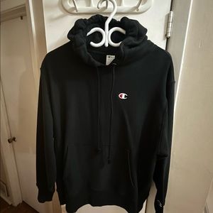 Men’s Champion Hoodie - Black, Size L